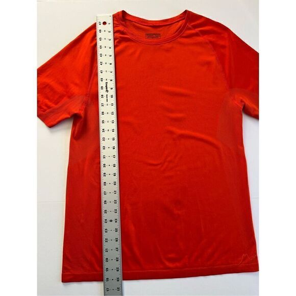 Patagonia Short-Sleeved Capilene Cool Trail Tech Shirt Bright Orange Size Large - Picture 4 of 9